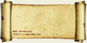 Tatjana Trakilović vizit kartica